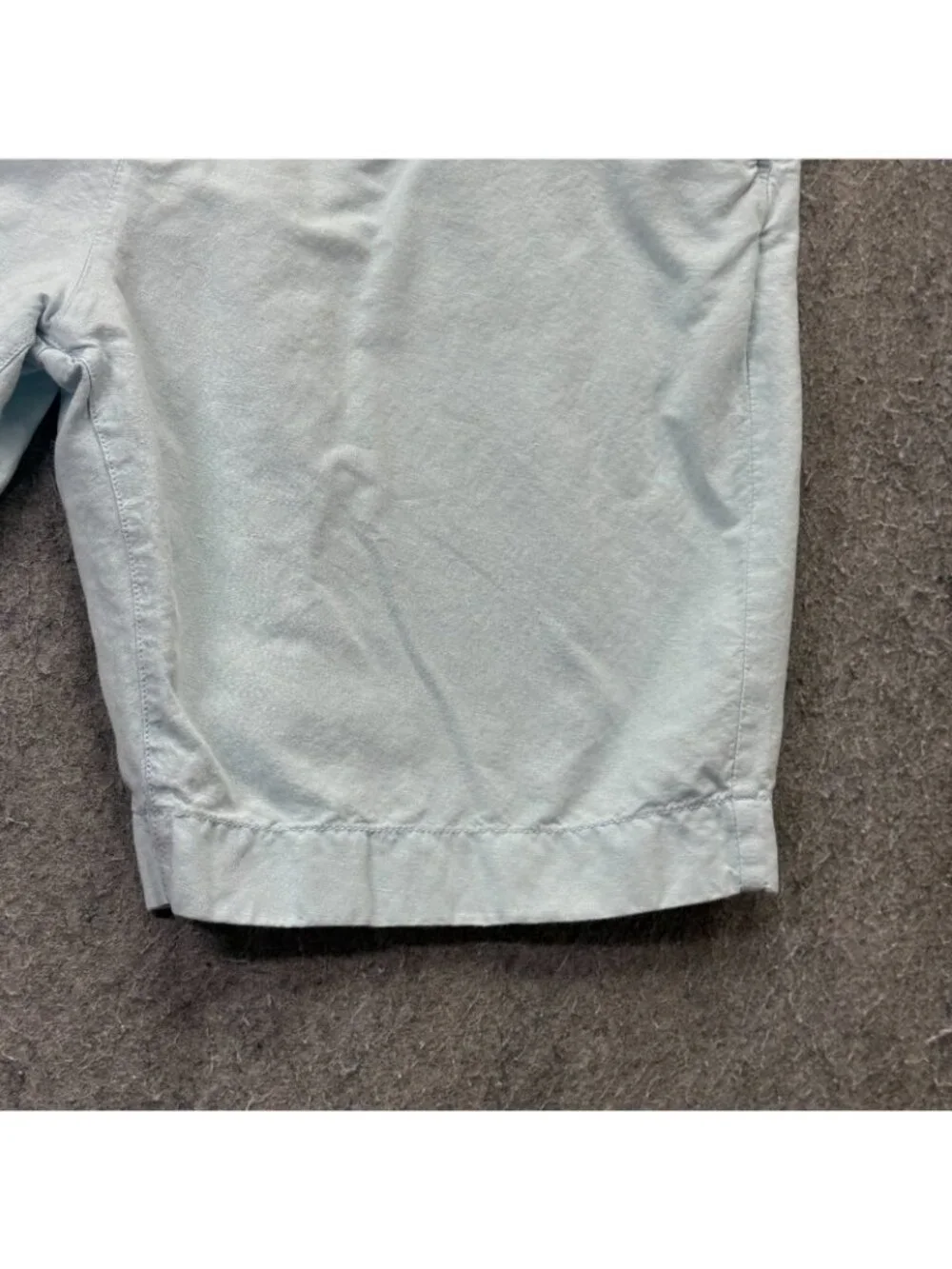 Faherty Tradewinds Linen Shorts Mens 40 Light Blue 10